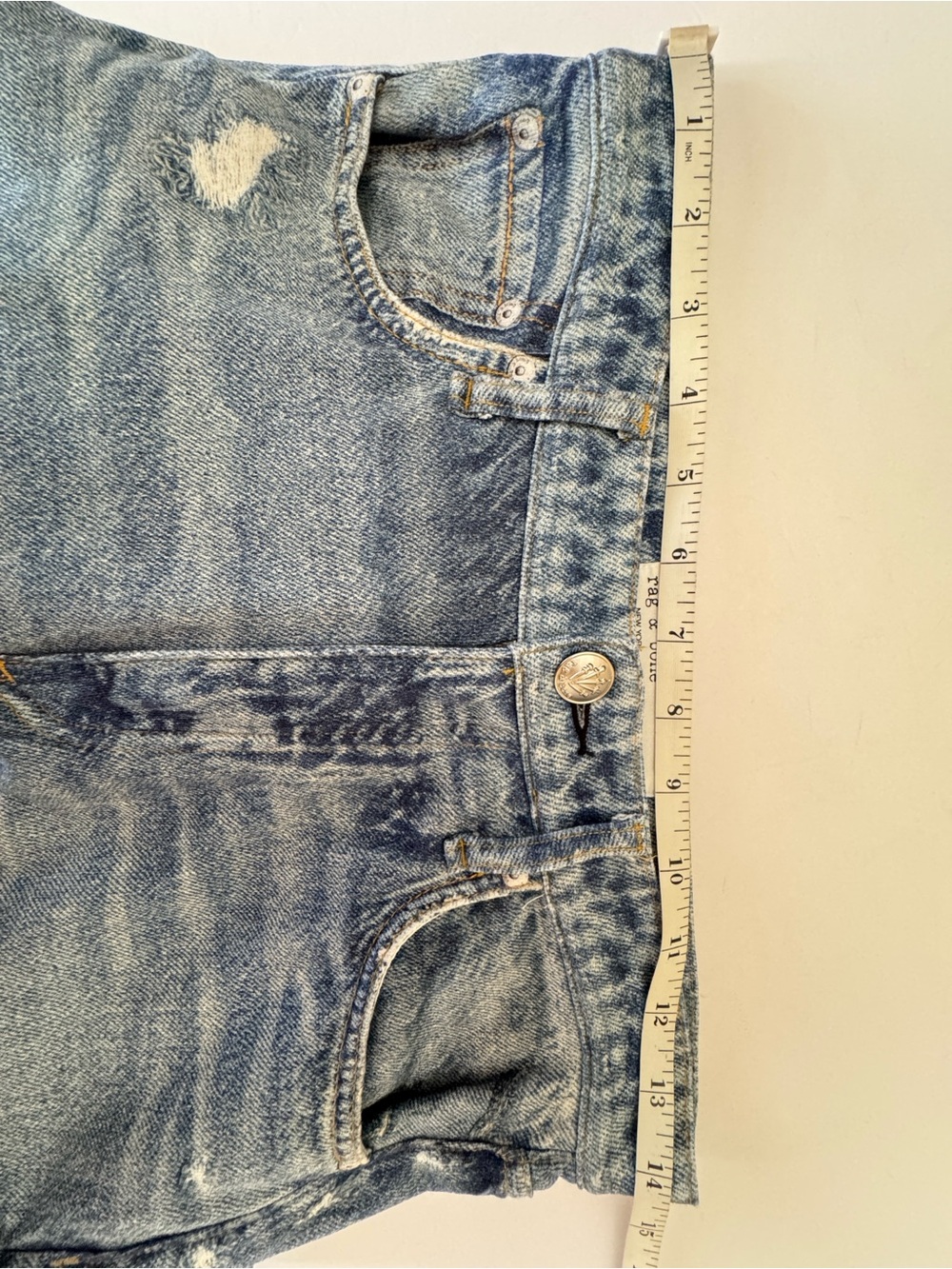 Rag and Bone Miramar Terry Sofie wide-leg pants Size 27 - Picture 8 of 9